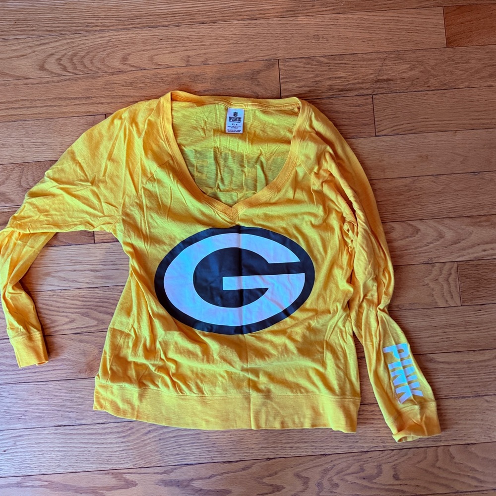 PINK Victoria's Secret Green Bay Packers Top